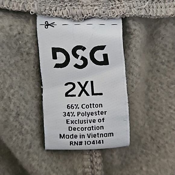 DSG Men's Fleece Joggers - Size 2XL - Tan/Khaki - New with Tags - Picture 6 of 6
